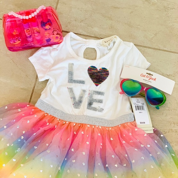btween Other - 💗Tutu Dress, Disney Smackers in Purse sunglasses